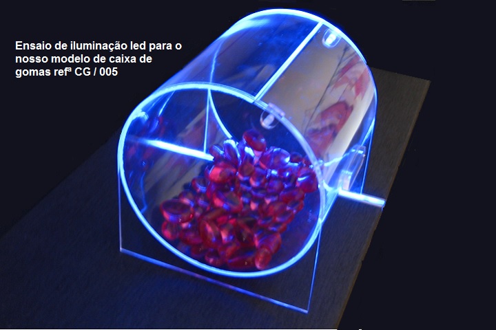 caixa com luz