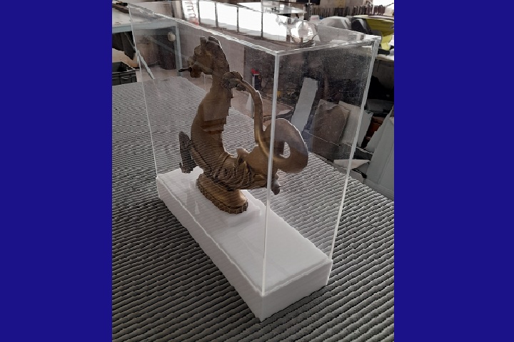 acrilico para museu
